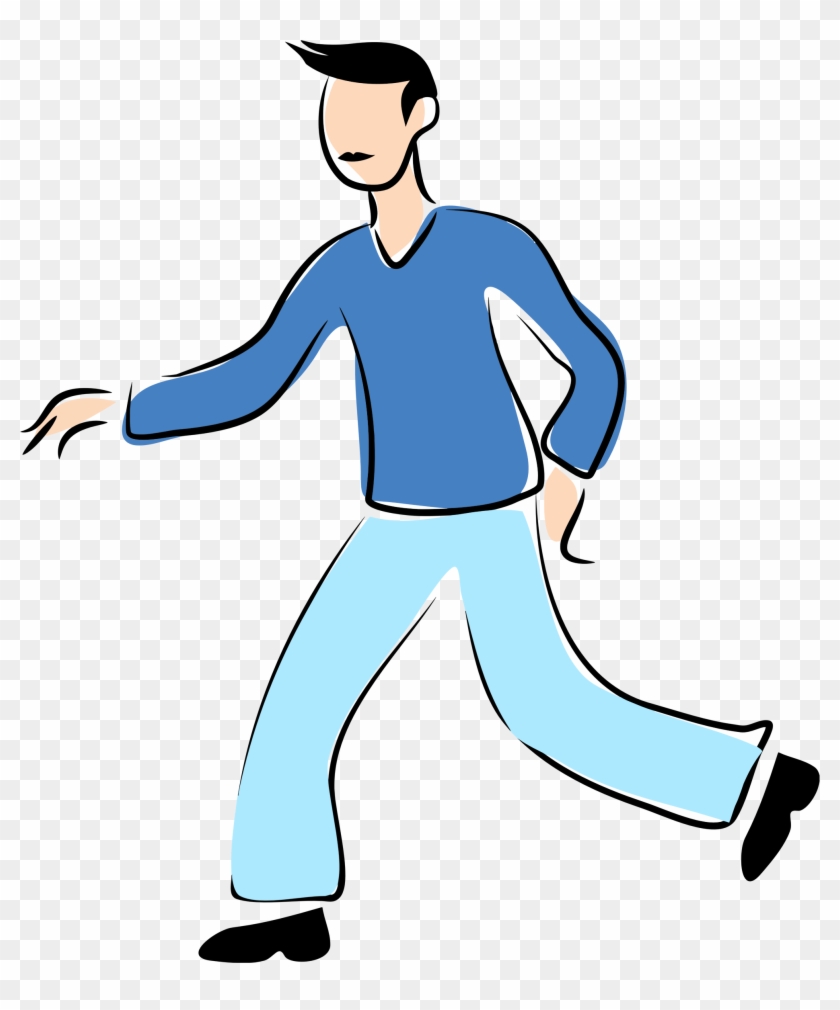 More From My Site - Man Walking Clipart #14867