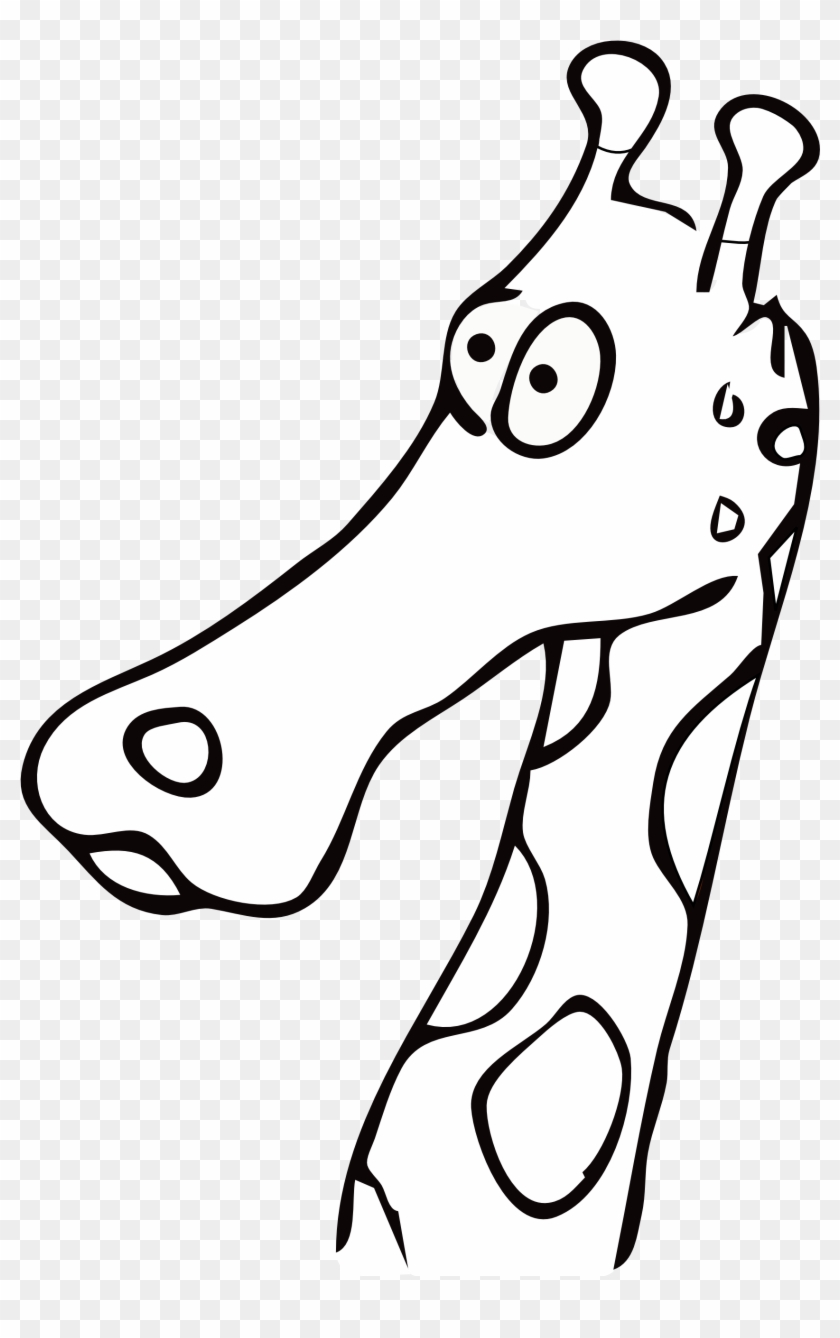 Bonfire - Giraffe Head Black And White Drawings #14875