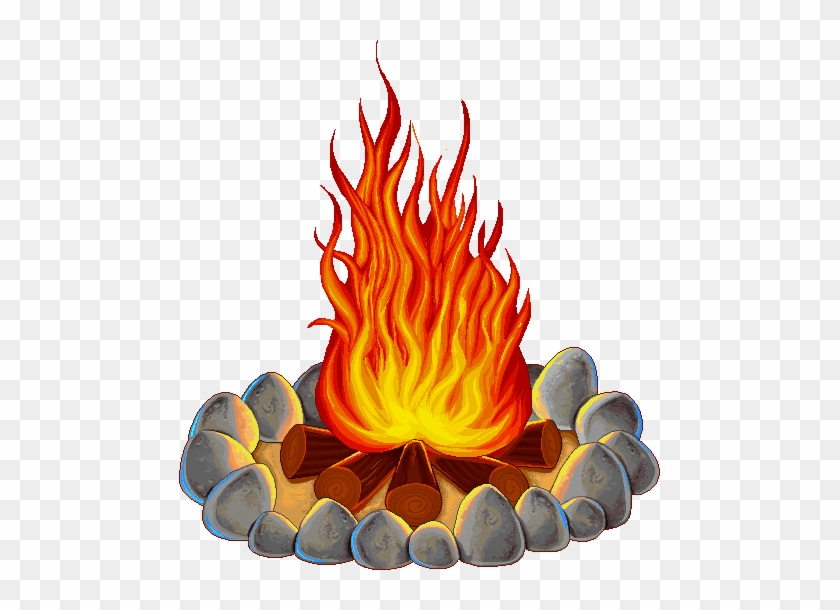 Camp Fire Clip Art #14885