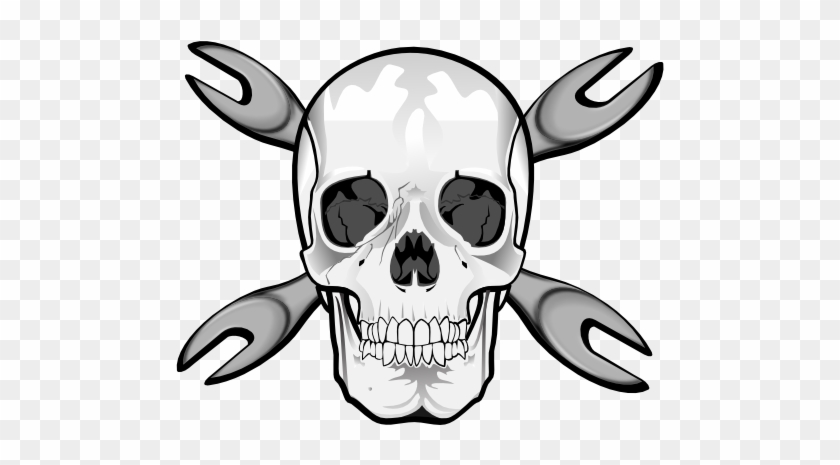 Skull With Military Helmet #14905