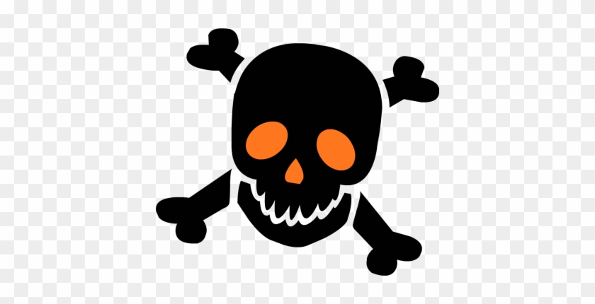 Skull Clip Art - Skull And Crossbones Halloween #14944