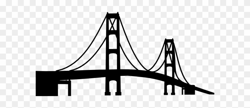 Mackinac Bridge - Mackinac Bridge Clip Art #15051