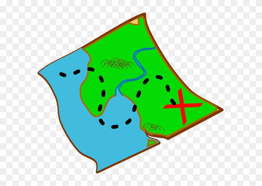 More From My Site - Clipart Of A Map #15077