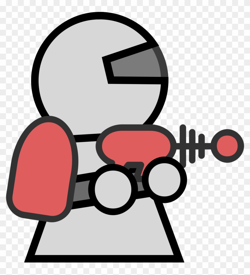 Big Image - Space Man Clip Art #15086