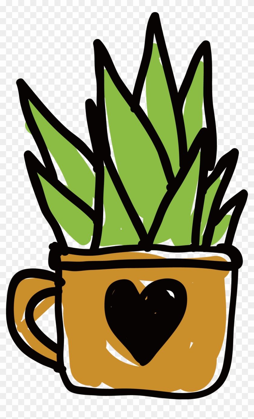 Customized Love Water Cup Planted Cactus - Cactus #15147