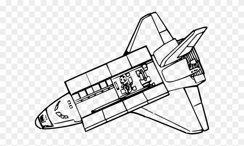 Cartoon Space Shuttle Clip Art - Space Shuttle Clip Art #15160