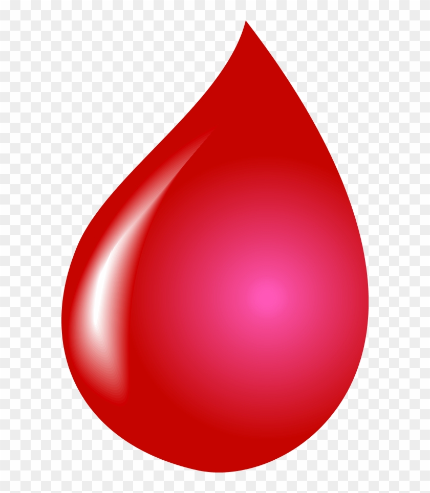 Vector Clip Art - Water Drop In Red Color #15167