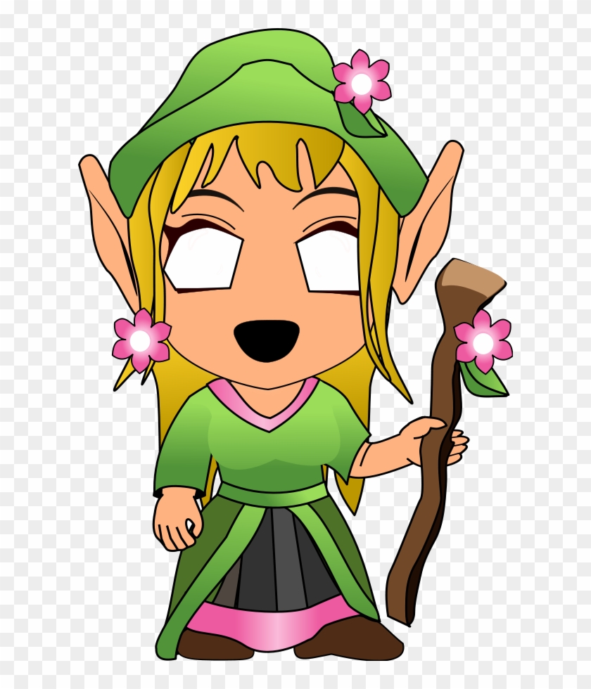 Free Taniael Chibi - Forest Elf Clipart #15185