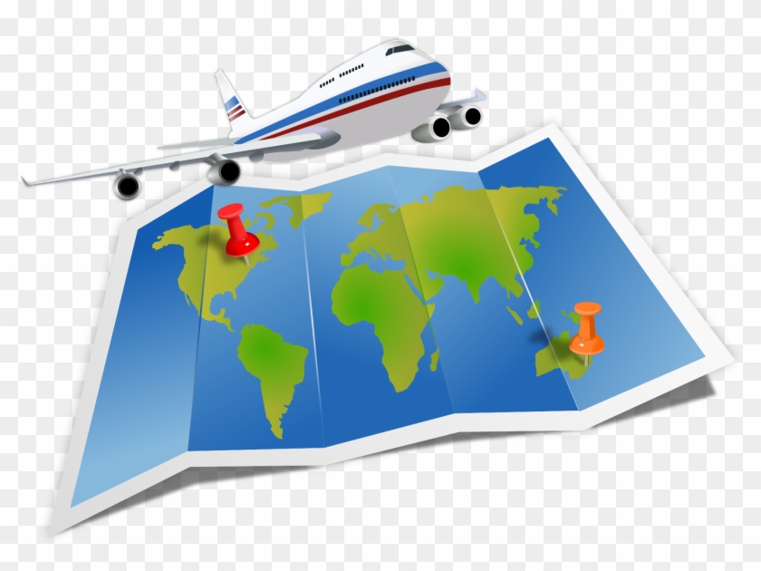 Open - Travel Around The World Clipart #15268