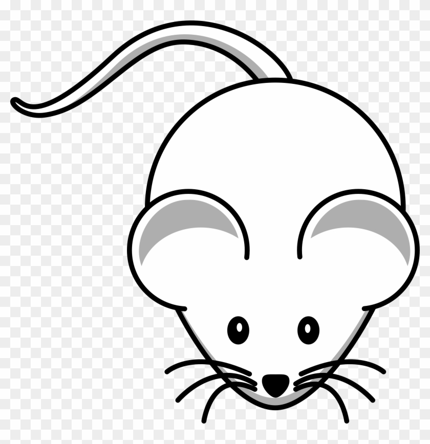 Mouse - Clipart - Black - And - White - Raton Para Dibujar Facil - Free  Transparent PNG Clipart Images Download