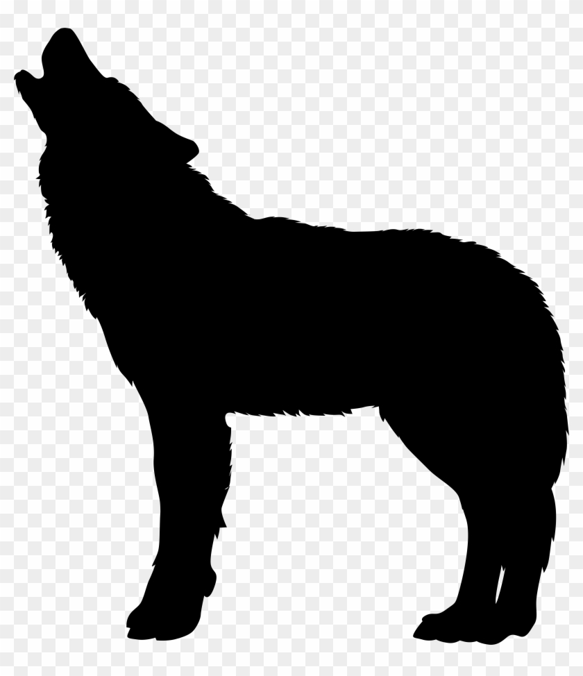 Howling Wolf Silhouette Png Transparent Clip Art Imageu200b - Howling Wolf Silhouette Png Transparent Clip Art Imageu200b #15337