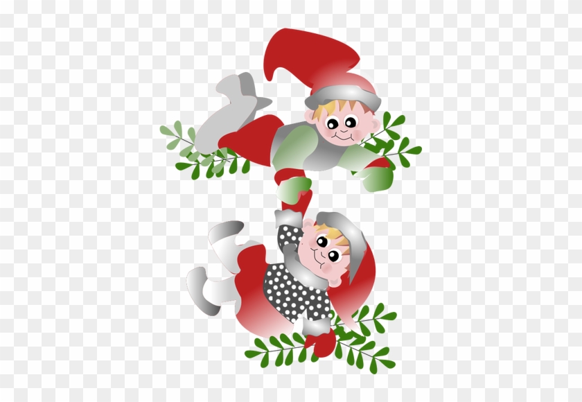 Danish Christmas Elves Vector Clip Art - Glædelig Jul Nisse #15396