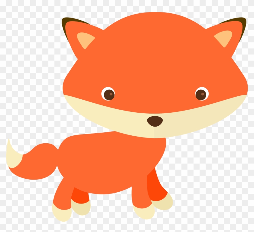 baby fox clip art