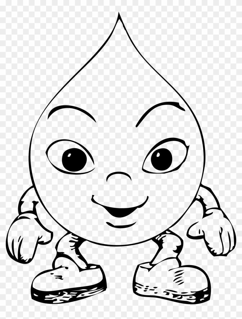 Water Clipart Black And White Hdclipartall - Water Coloring Pages #15450
