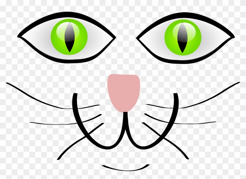 Cat Nose Clipart - Cat Eyes Clipart #15486
