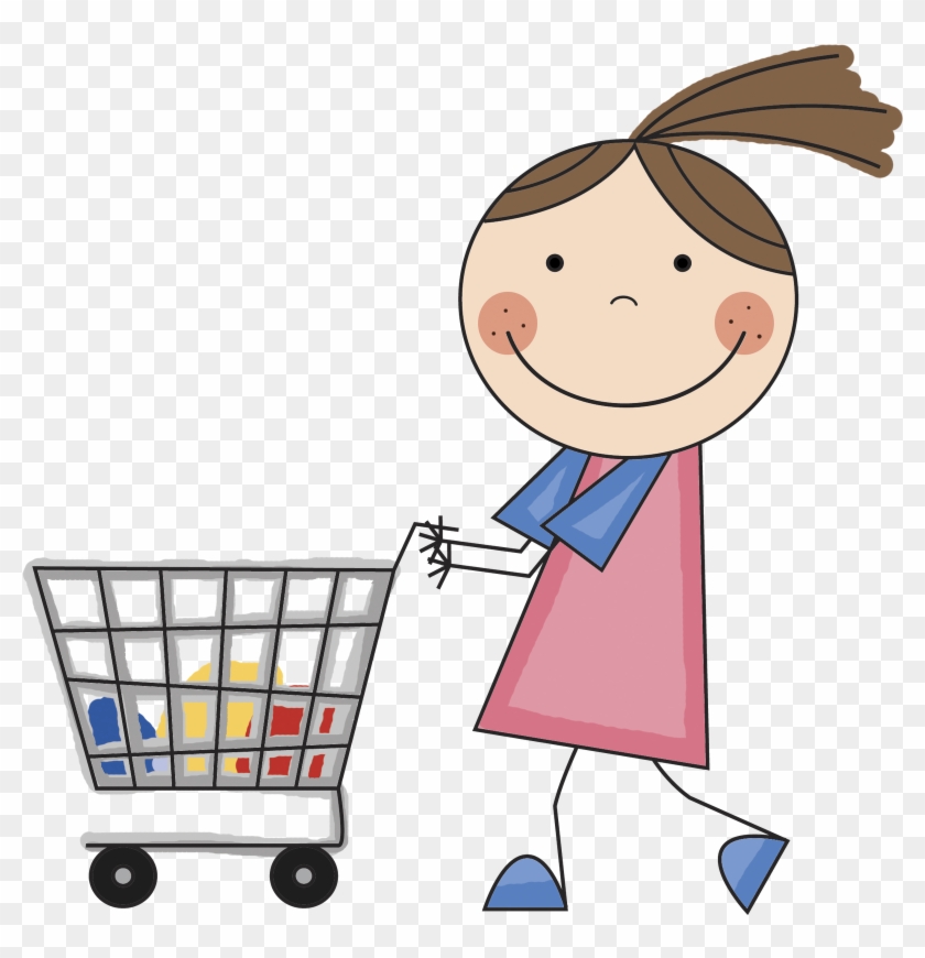 Girl Shopping Clipart Transparent Clipartfox - Scrappin Doodles #15498