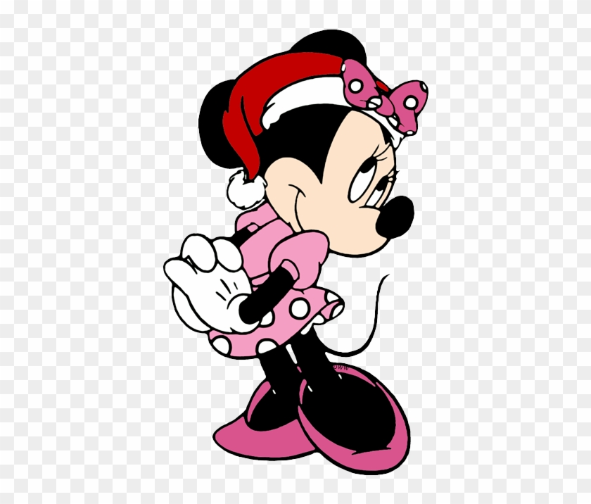 minnie mouse wearing santa hat minnie mouse with christmas hat minnie christmas