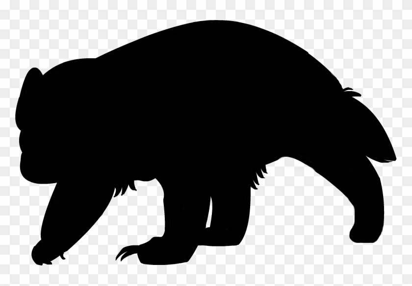 Badger Clipart - Badger Silhouette Png #15518