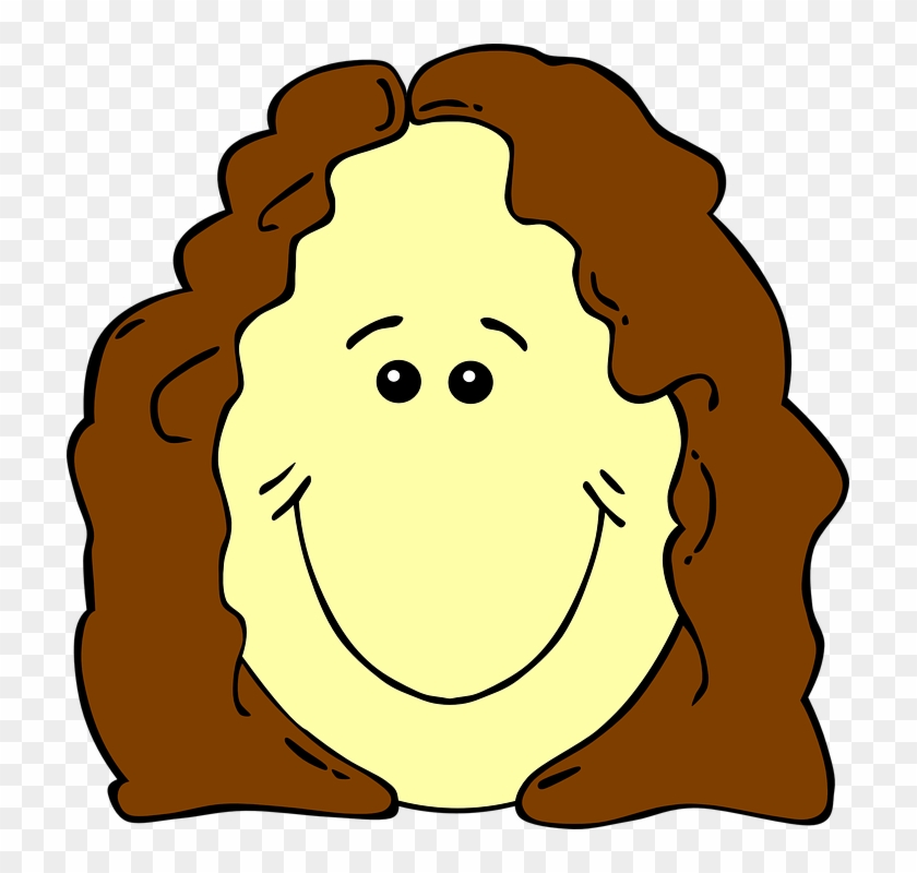 Face Clip Art - Girl Smiley Face Clipart #15529