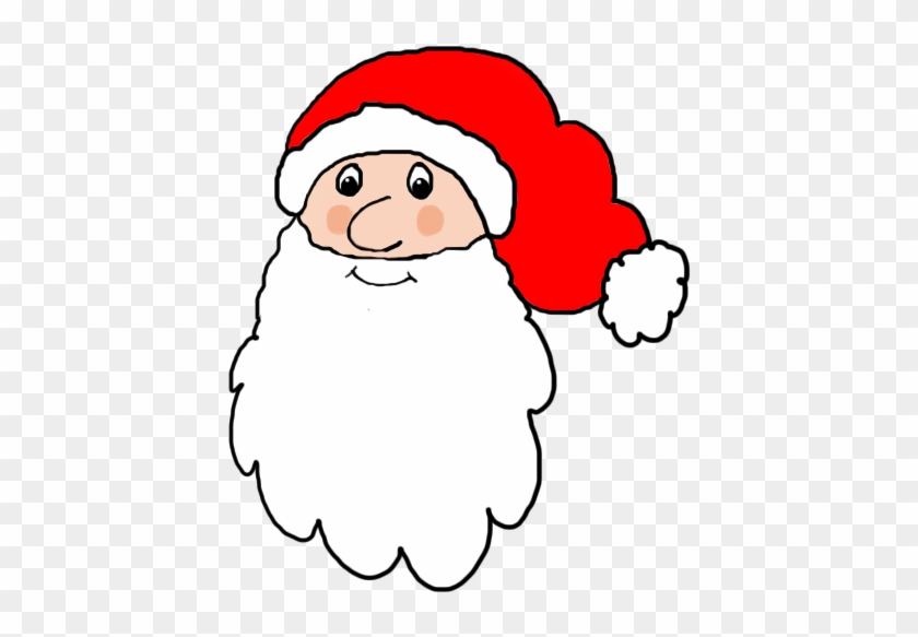 Head Of Santa - Santa Beard Clip Art #15534