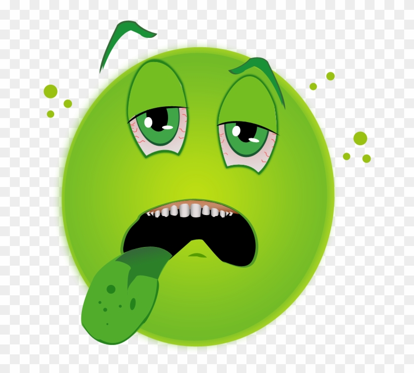 Sick Face Clip Art 169051 - Green Sick Face Emoji #15675