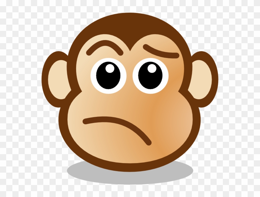 Monkey Face Clipart This Image As - Monkey Face Cartoon #15680