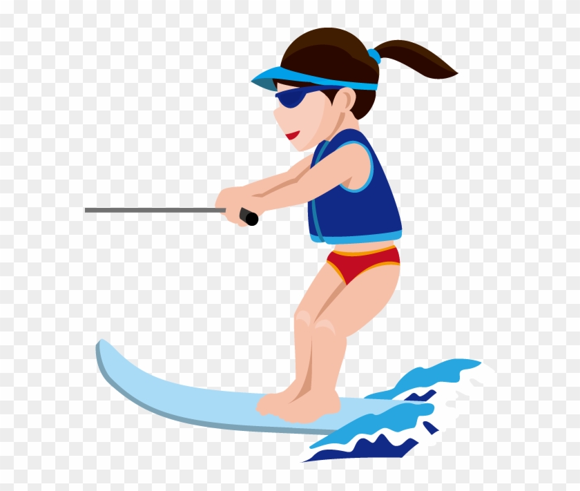 1 17536 Water Skiing Sport Clip Art Water Skiing Clipart 