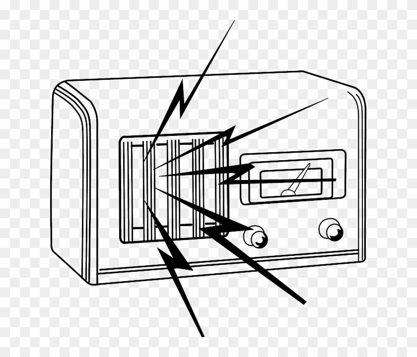 Radio Clip Art Black And White #15800