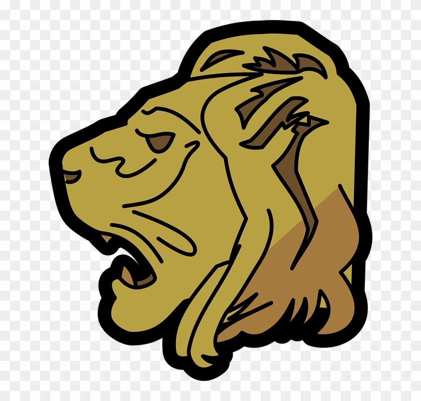 Lion Head Clip Art - Lion Head Clip Art #15819