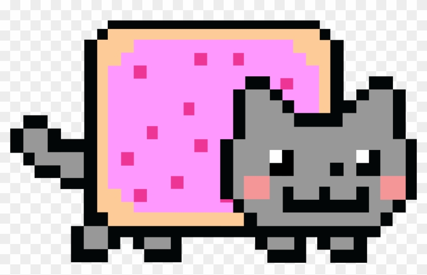 Clip Art Rainbow Cat 8 Bit Clipart Nyan Pencil And - Nyan Cat #15835