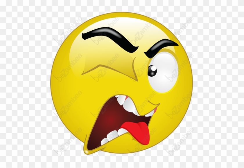 Smiley Emoticon Clip Art - Disgusted Emoticon #15873