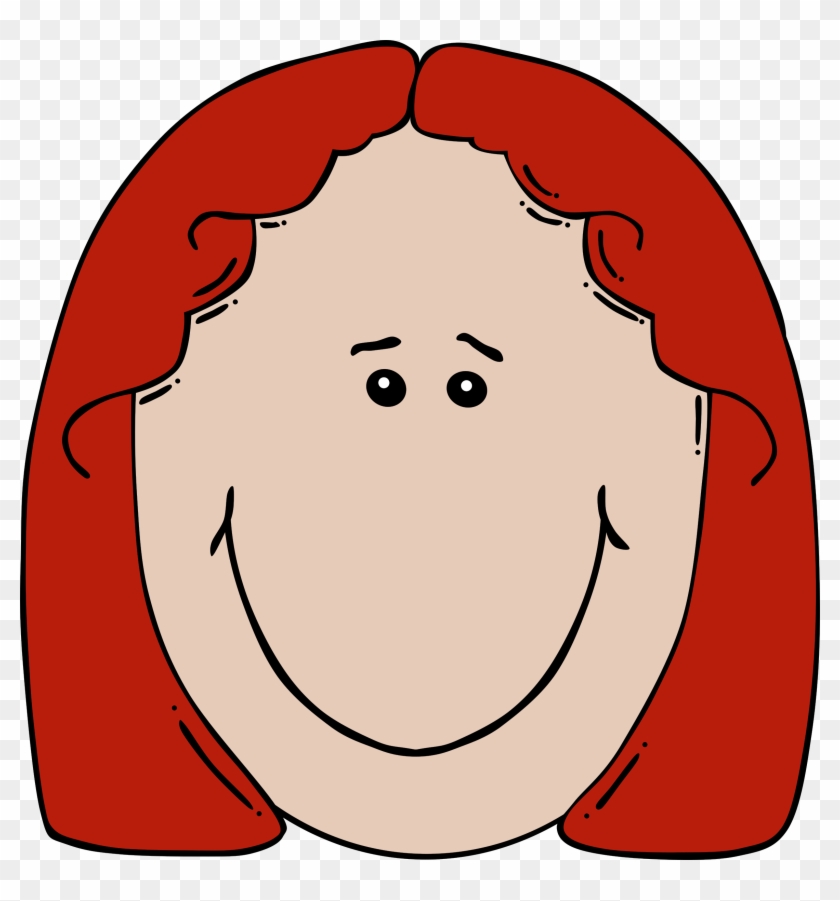 Big Image - Sad Girl Face Cartoon #15890