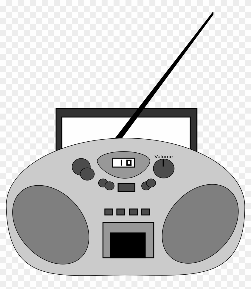 Radio Clipart, Vector Clip Art Online, Royalty Free - Cd Player Clipart #15904