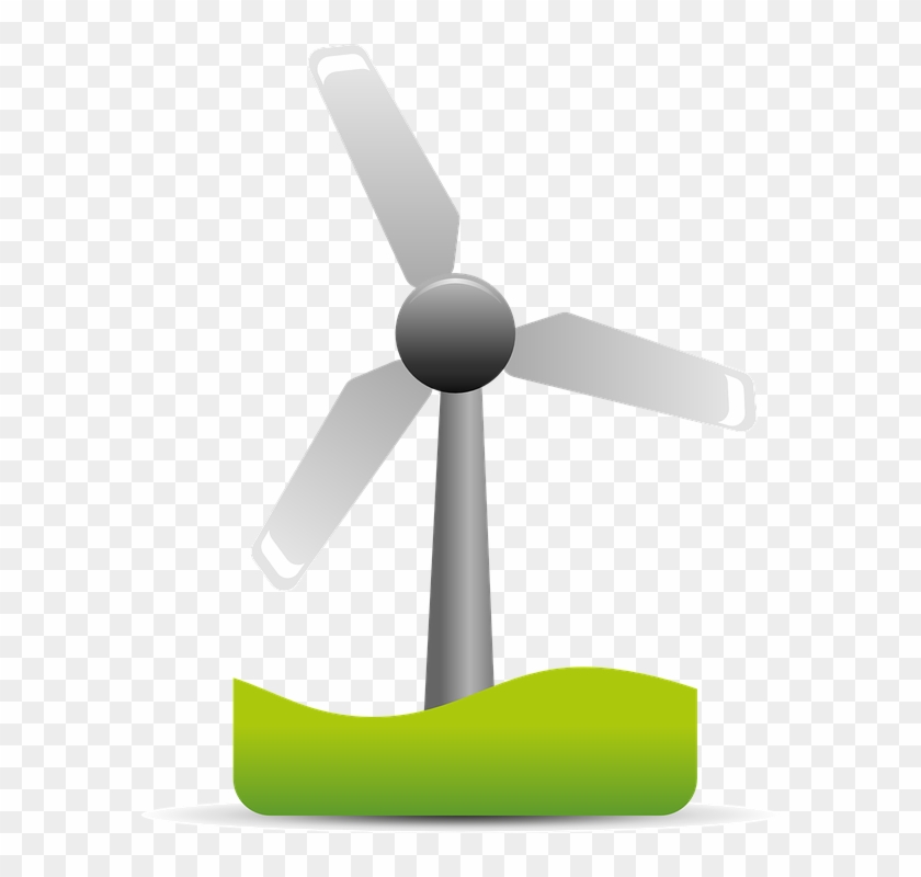 Wind Energy Wind Energy Rotation Wind Turbine - Wind Power Clipart #16053