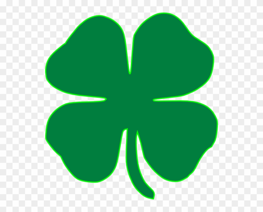 St Patrick's Day Four Leaf Clover #16095