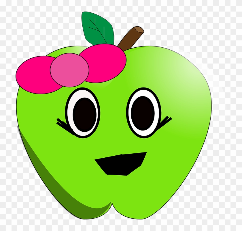 Clip Arts Related To - Cute Apple Clipart #16136