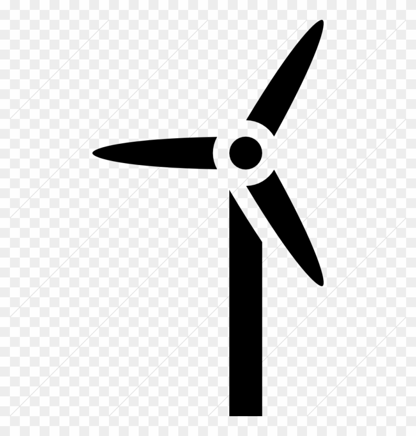 Wind Turbine Clipart Icon - Wind Power Clip Art #16158