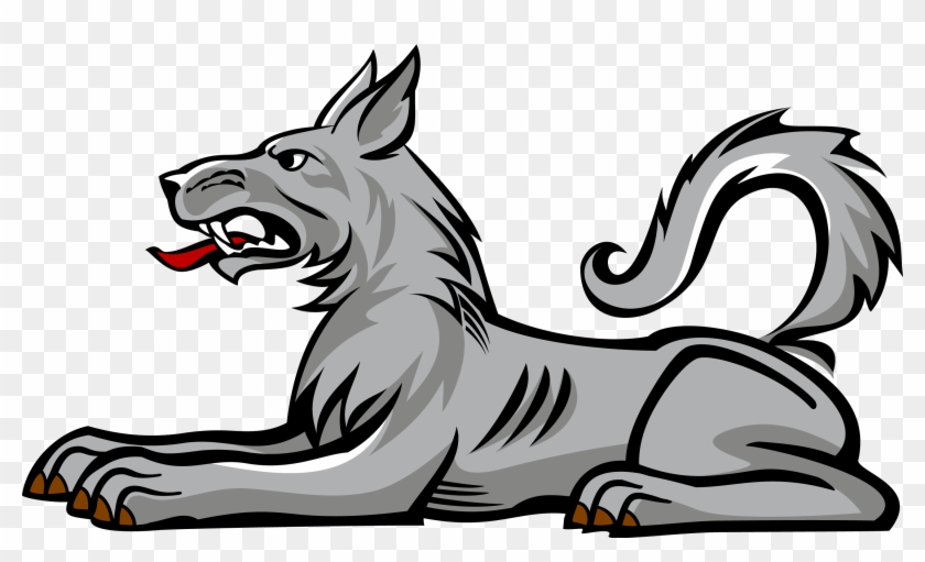 Heraldic Animals Clipart Wolf Pencil And In Color - Code Of Arms Wolf #16198