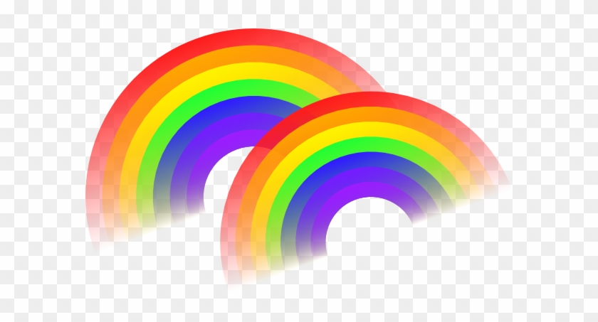 Double Rainbow Clip Art - Double Rainbow Png #16271