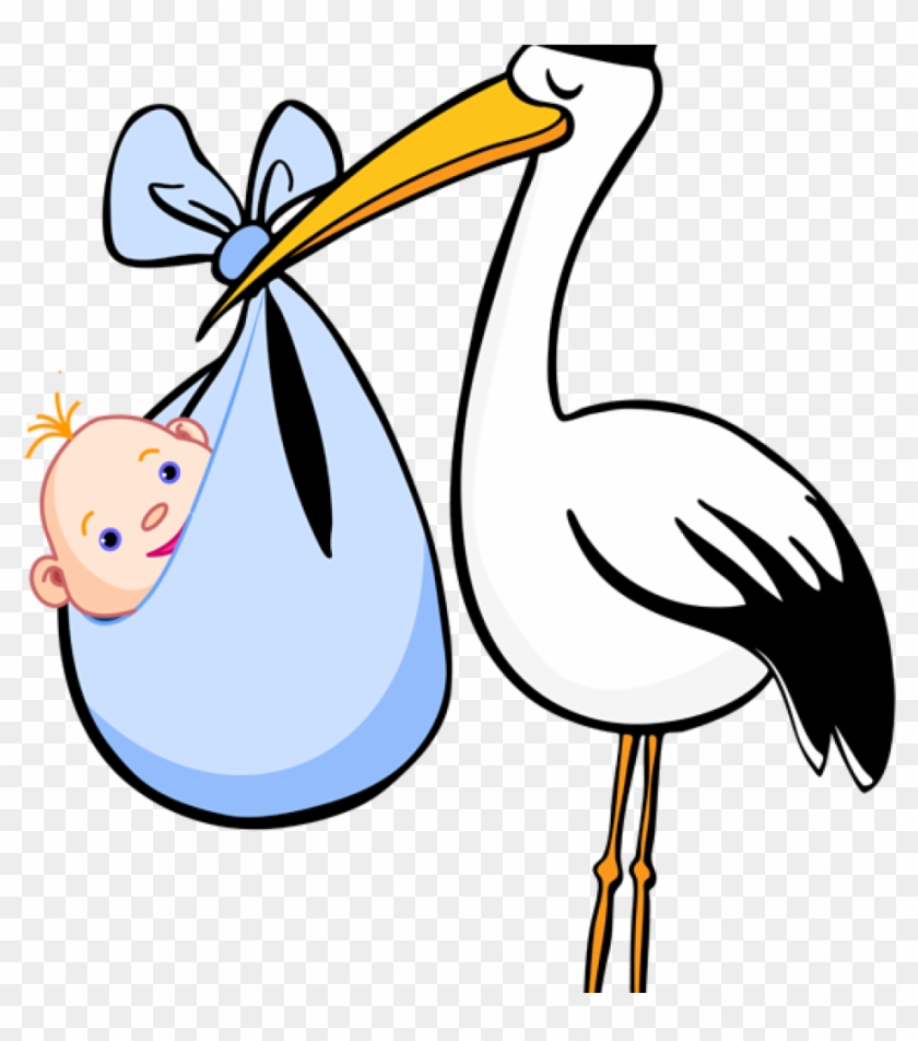 Stork Clipart Free Clip Art For Birth Announcements - Stork Clipart #16297