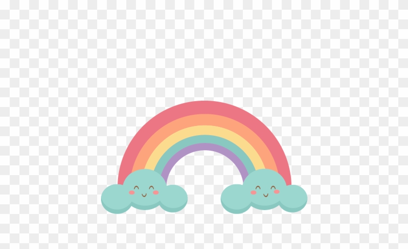Rainbow Clipart Cute - Cute Rainbow Clipart Png #16315