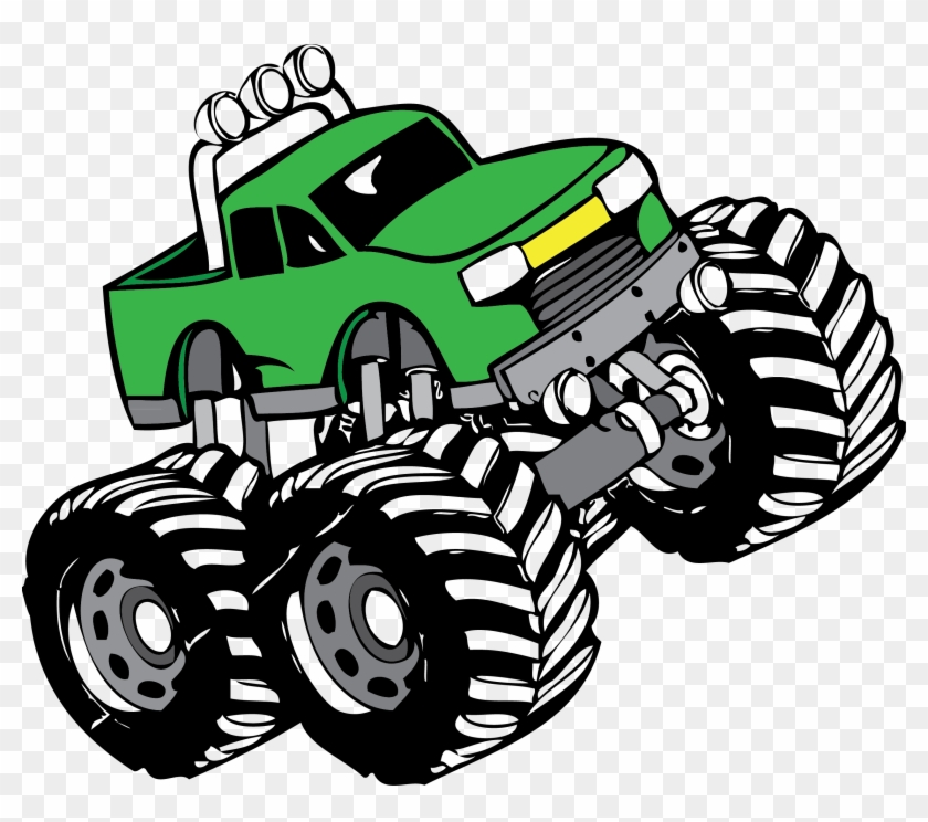 Monster Truck Clip Art - Monster Truck Clip Art Free #16410