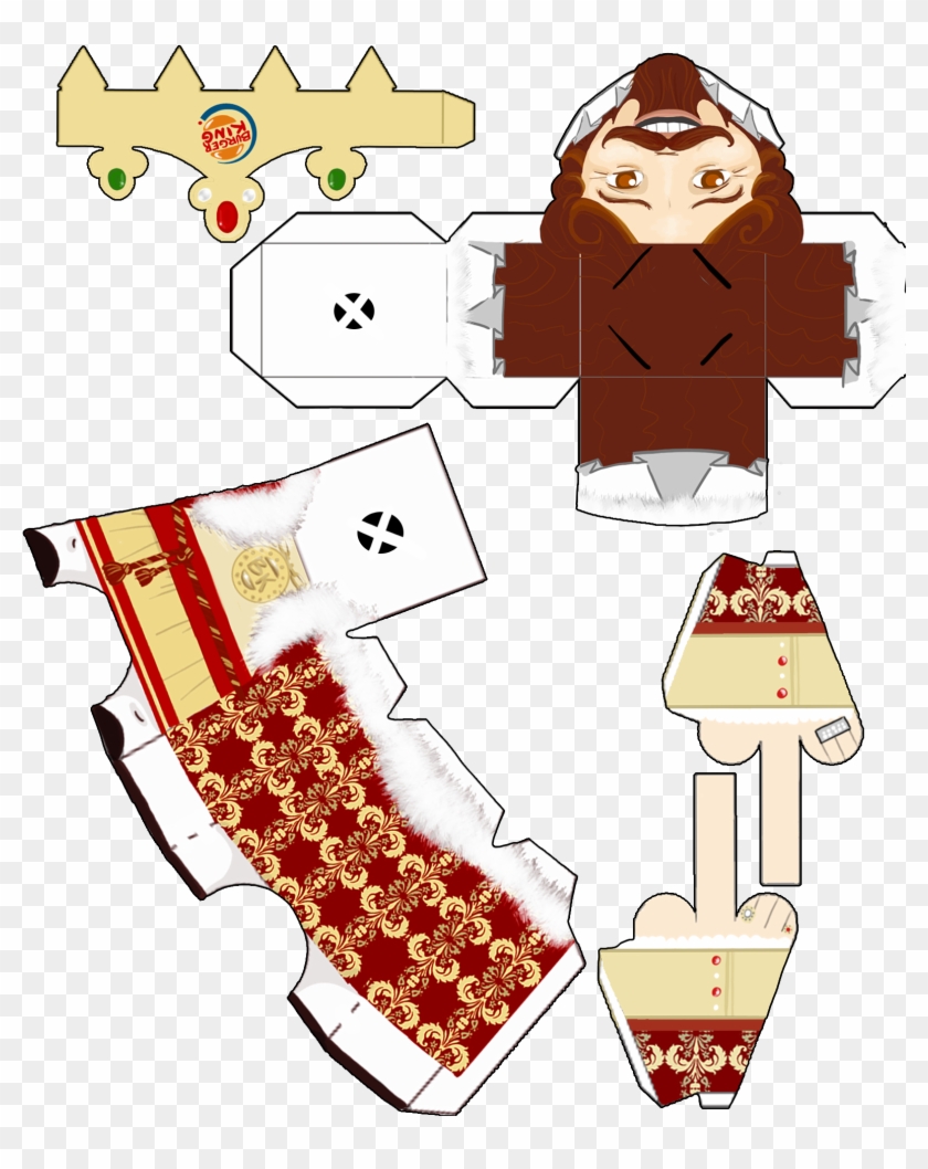 King Template - Paper Toy Template #16471