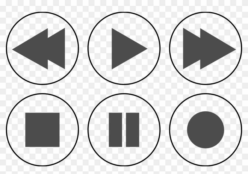 Big Image - Media Player Buttons Png #16495