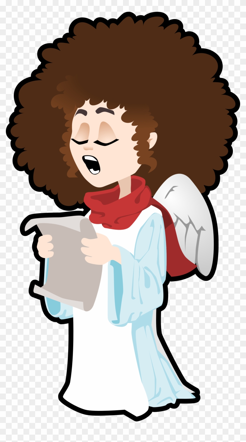 Free Angel Singing Clip Art - Singing Angel Png #16532