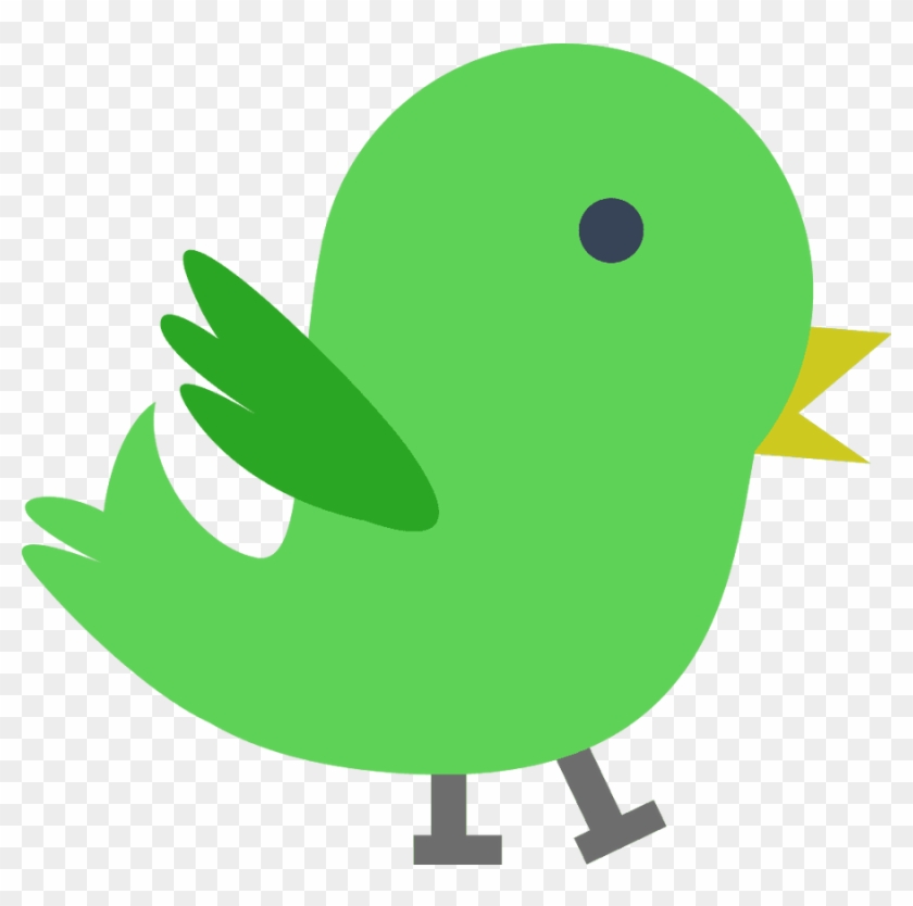 Baby Bird Clip Art - Green Bird Png Clipart #16547