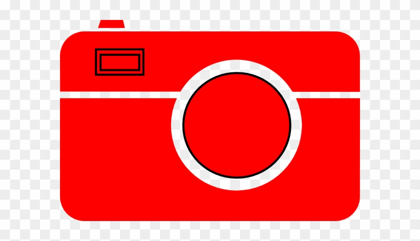 New Camera Clip Art At Clker - Camera Clip Art Red #16633