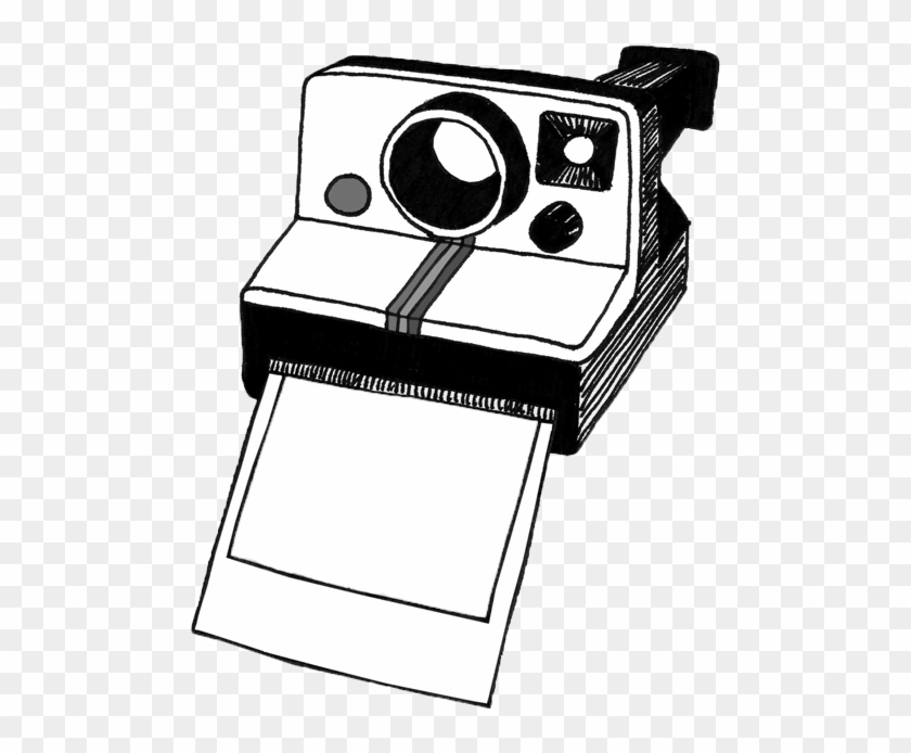 Polaroid Camera Clipart Black And White - Polaroid Clipart #16667