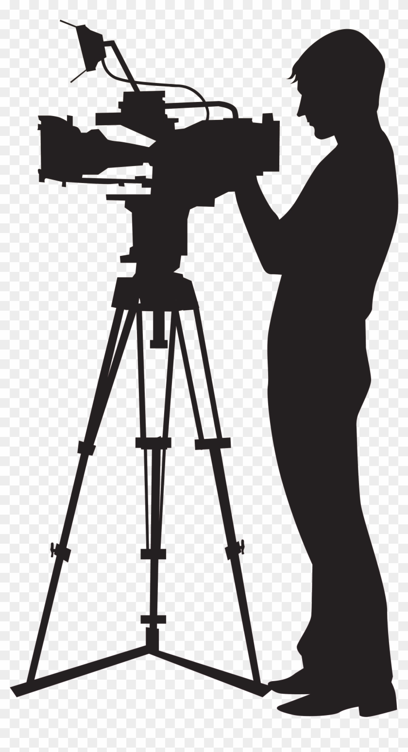 Camera Operator Video Camera Clip Art - Video Shooting Camera #16685