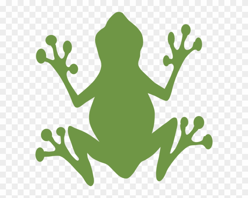 Green Frog Clip Art At Clker - Green Frog Silhouette #16680